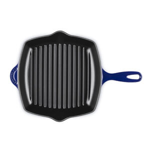 Le Creuset Indigo Cast Iron Square Grillit 26cm